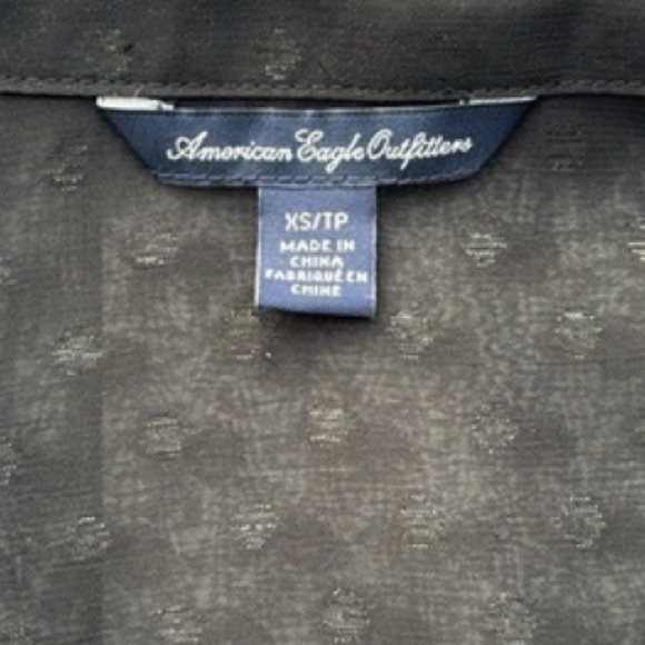 American Eagle Outfitters Sheer Polka Dot Dress - Picture 6 of 7